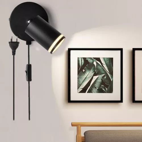 Wandleuchte Leselampe Wandspot Bettleuchte Wandlampe mit Schalter Strahler - Bild 1 von 18