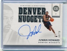 2018-19 Encased - JUWAN HOWARD - Autograph - MICHIGAN WOLVERINES FAB 5 #d/99