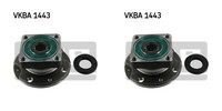SKF 2X Radnabe Radlagersatz Hinterachse FüR Fiat Panda Lancia Y10 141A 141 156