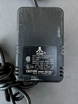 Vintage Original ATARI CO70091-011 Power Adapter DV-1401