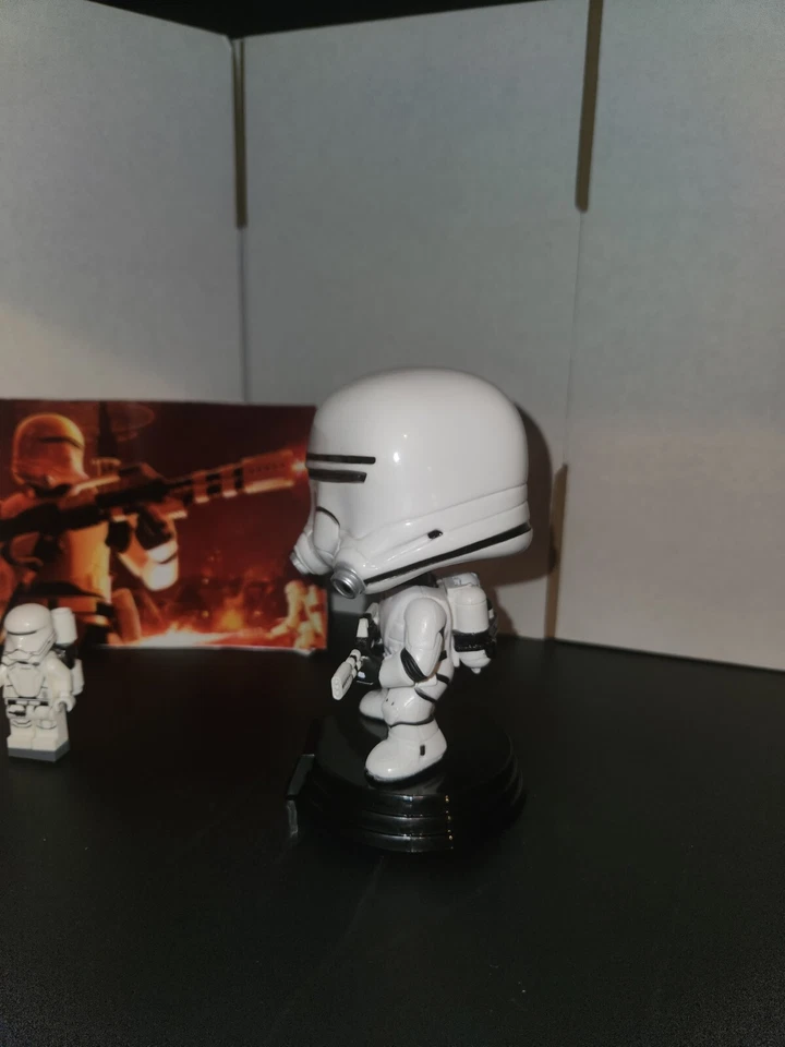 Star Wars. First Order Flame Trooper 3 Piece Bundle. 1 Funko Pop. Lego. 6in FIG - Image 2 of 4
