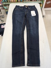 Seven7 Women's Tummyless High Rise Slimming Control Panel Skinny Jeans Sz4 L2