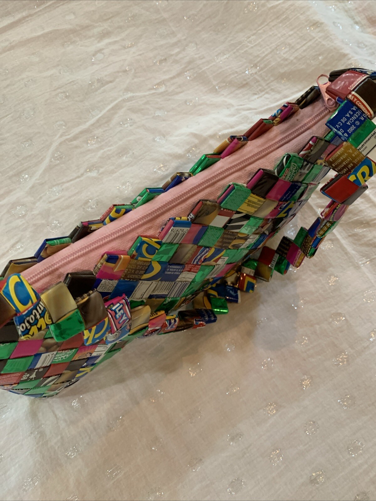 Unique Upcycle Candy Wrapper Purse - image 3