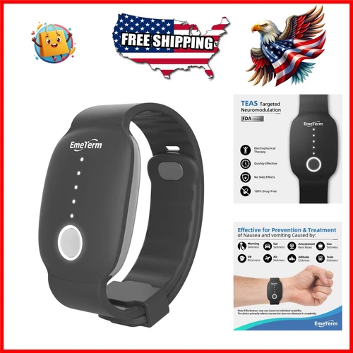 -Cleared Anti-Nausea Wristband - Drug-Free Relief for Morning Sickness