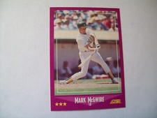 MARK McGWIRE OAKLAND A'S 1988 SCORE #5 MLB MAJOR LEAGUE BASEBALL