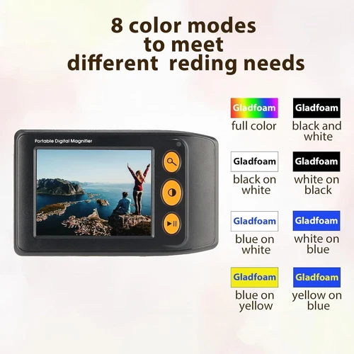 3.5“ LCD Electronic Low Vision Video Magnifier 25x Reading aid Digital Handheld - Picture 4 of 8