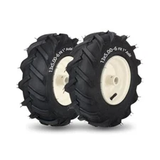 Heavy,Duty 13x5.00,6 Tiller Tires, 1" Bore, 3.125" Hub, Easy Replacement