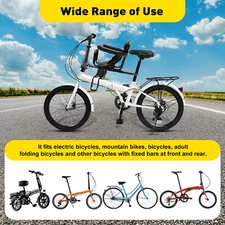Black Portable Bicycle Child Seat For Bike/Electric Car/Mountain Bike Front Seat