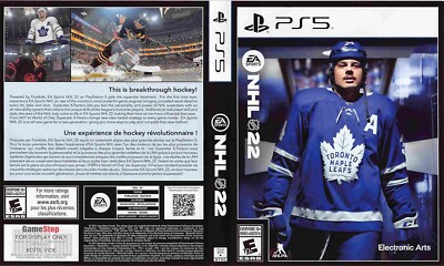 Electronic Arts NHL 22 store display box art Sony PS5