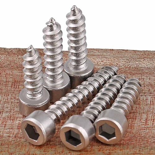 M5 M6 304 Stainless Steel Hex Socket Head Cap Self Tapping Screws Machine Screws - Picture 5 of 12