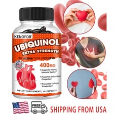 Ubiquinol Coq10 400 Mg, 60 Softgels 3x Better Absorption