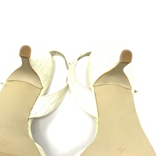 Rampage Womens Cream Faux Alligator Sling back Sandal, Size 8, Ankle Strap - Picture 10 of 10