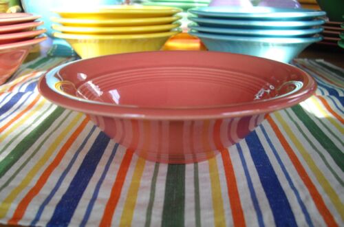 Vintage Homer Laughlin HARLEQUIN ROSE 6 1/4" Cuenco Fiesta ~ - Imagen 3 de 10