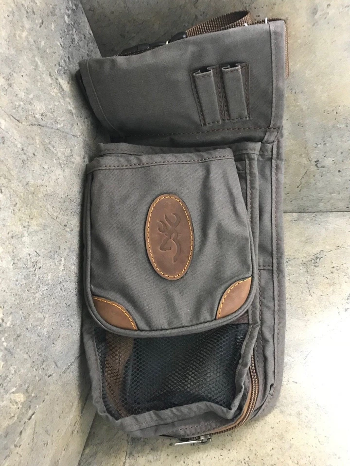 Bolsa Browning Lona Flint Deluxe Shell 121388693 lona/cuero Foto 2 de 3