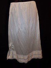 SEARS Pretty White HALF SLIP Dress Size SMALL