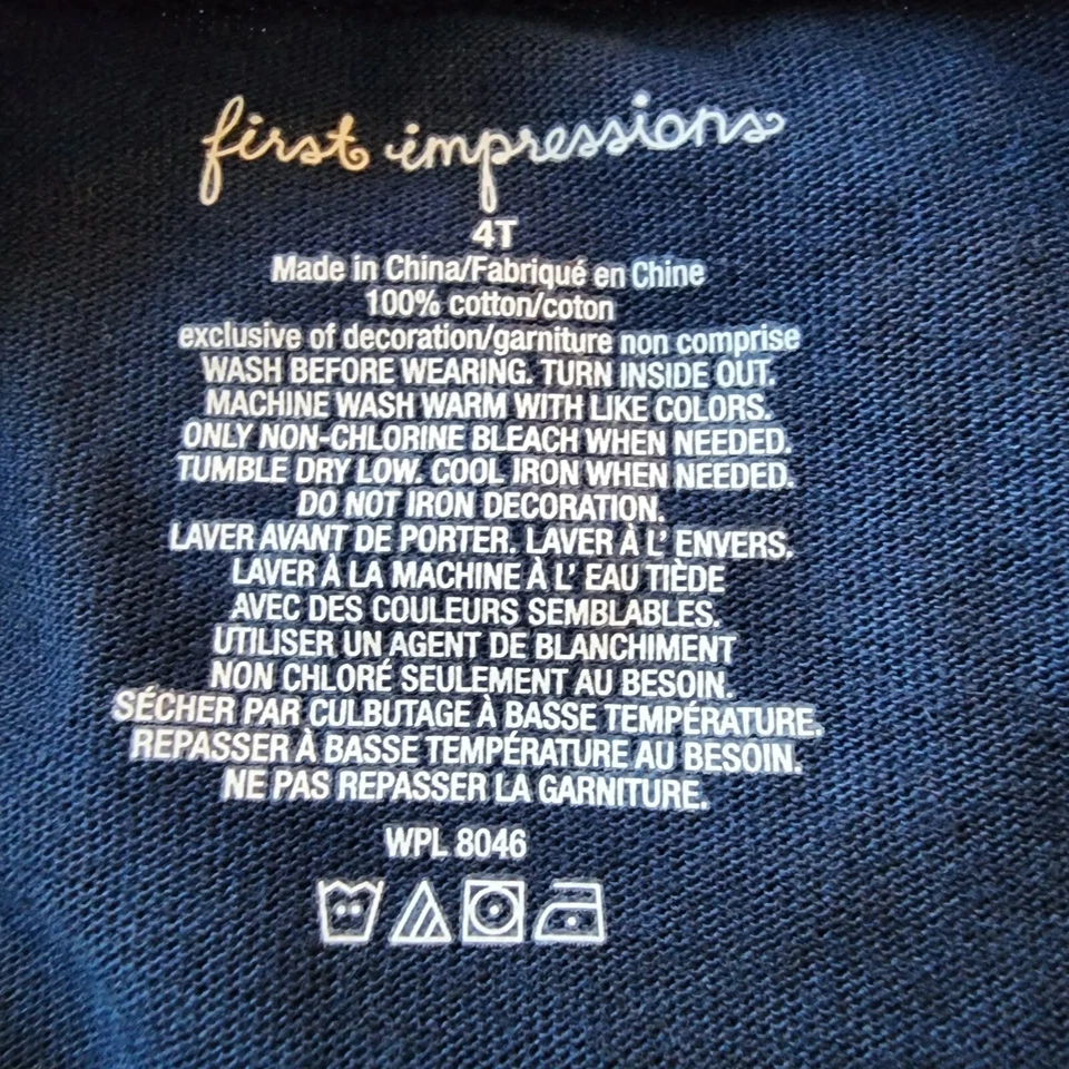 Primeras impresiones: (Juego de 3) camisas, 2 polos + 1 camiseta, talla niño 4T, nuevo con etiquetas Foto 4 de 4