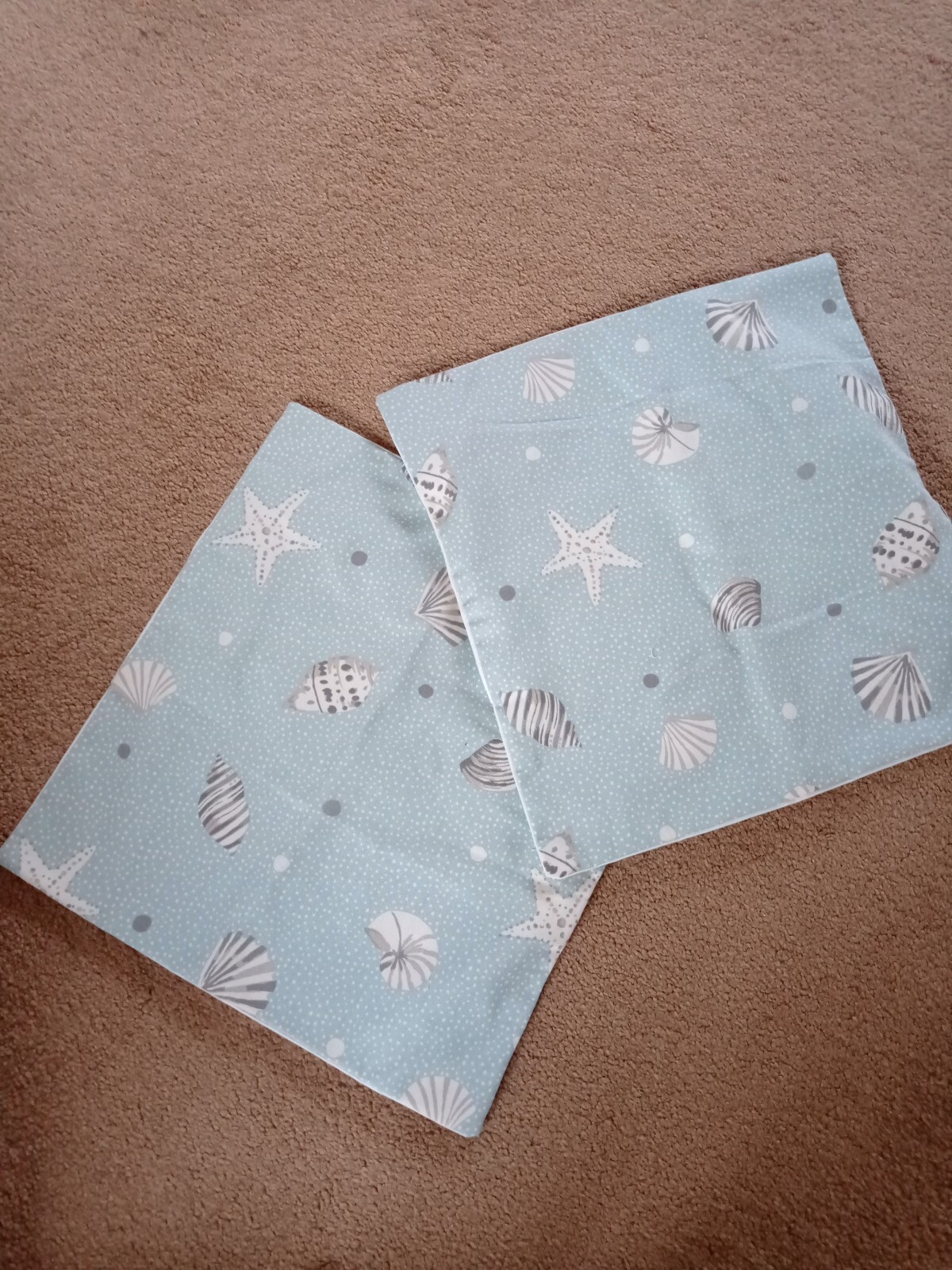 2 X Duck Egg Blue Cushion Covers New 16 x 16 eBay
