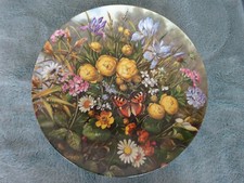 Furstenberg Display Plate  1989 Am Teich By the Pond Wilde Schonheiten series