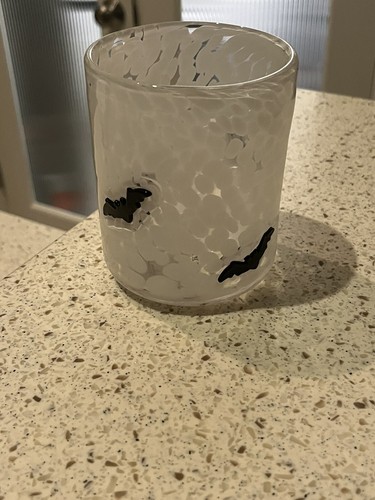 Anthropologie Halloween Mystic Juice Glass Bat 17.25 Oz BNIB - Picture 2 of 2