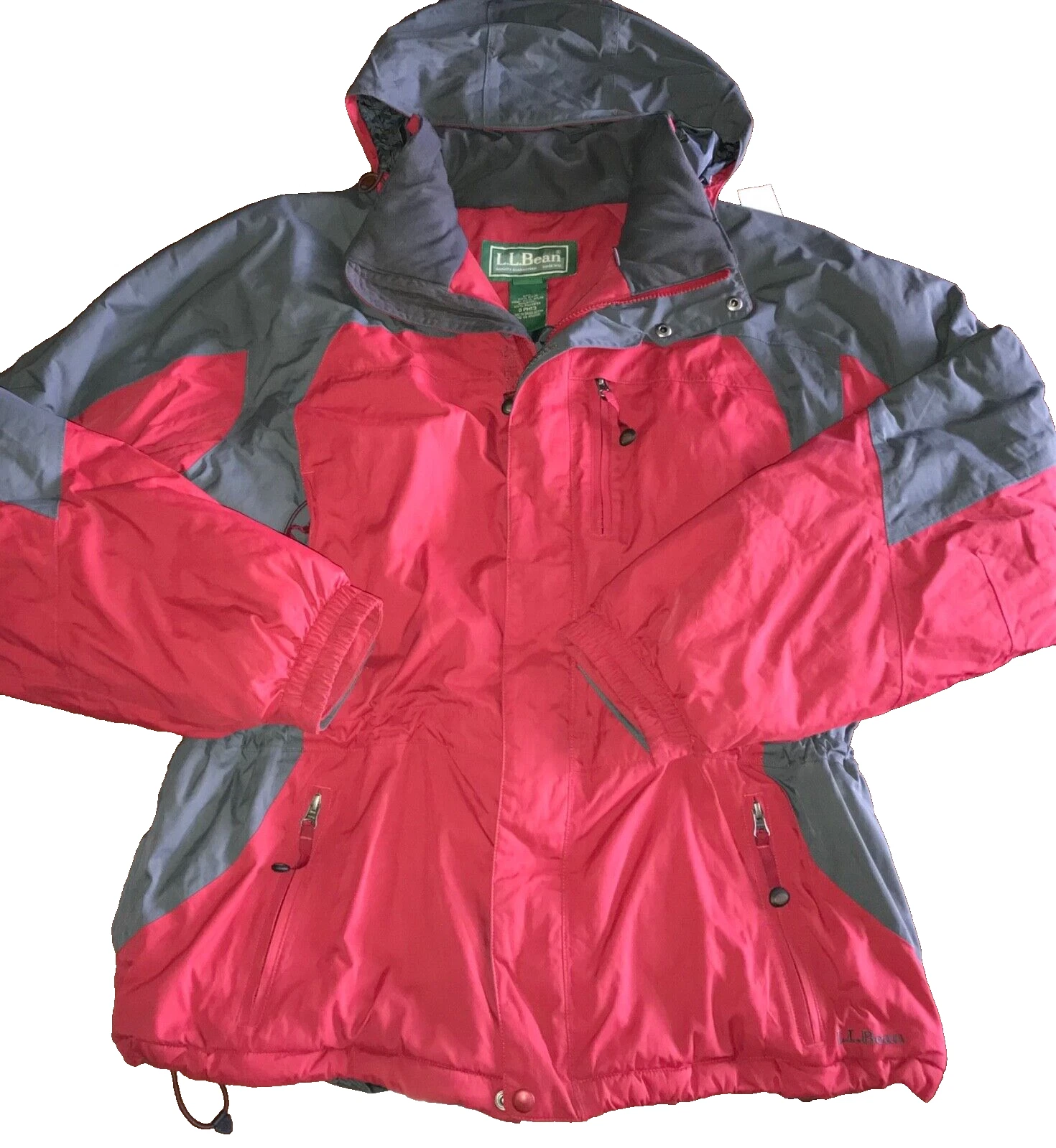 Men's LL BEAN Primaloft Insulated Hooded Ski/Snowboard Jacket - Large