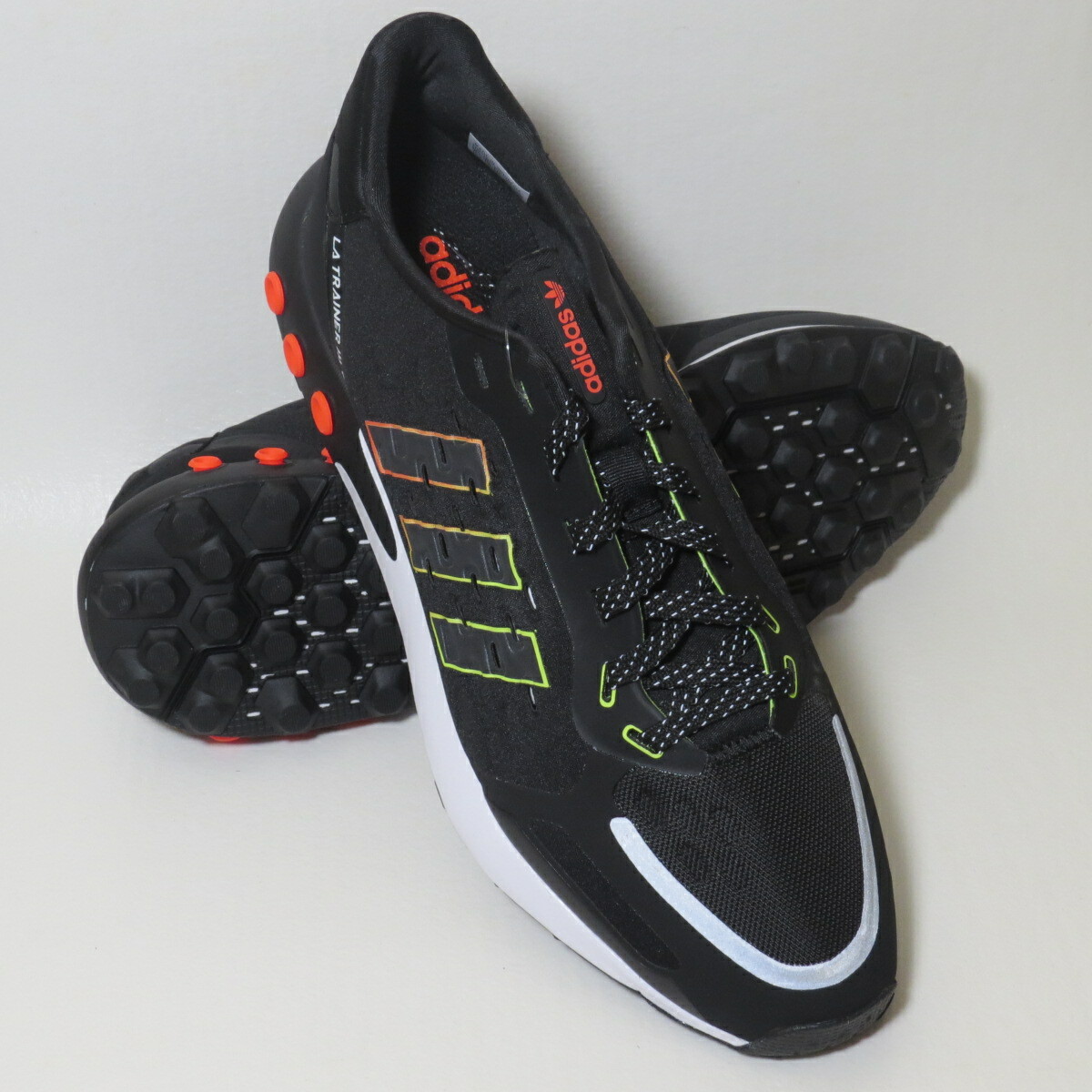 Adidas LA Trainer‎ III Black/Red Mens Sneakers FY3842  SNEAKERS Size 9 Mens Adidas Originals LA Trainer III 3 Sneaker Shoe FY3842 Men main image 3