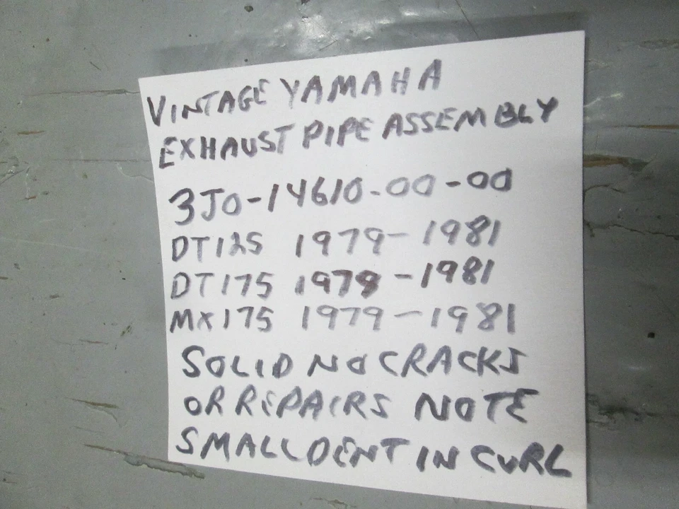 MONTAJE TUBO ESCAPE VINTAGE 1979-1981 DT125 / DT175 / MX175 3J0-14610-00-00 Foto 3 de 4