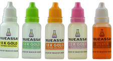 10K 14K 18K 22K Gold Silver Jewelry Test Solutions - Bullion Bar Acid Tester Kit