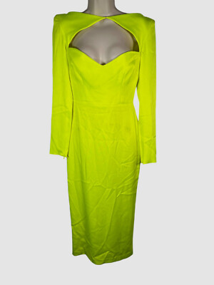 slim fit dress slacks Alex Perry Manor Strong-Shoulder Midi Dress – Runway Catalog main image 0