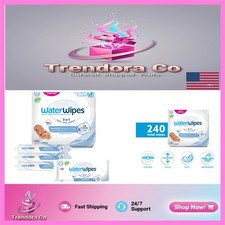 Sensitive Newborn Baby Wipes - 240 Count, Gentle 99.9 Water, Hypoallergenic