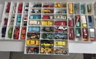 Matchbox And Hot Wheels Lot Vintage Case,Cars,Motorcycles Lesneys Huskys Playart