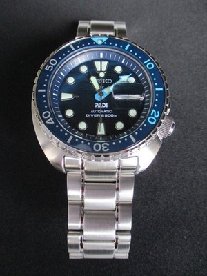 Seiko Prospex SBDY125 PADI King Turtle Automatik Taucheruhr 4R36-06Z0 Gebraucht