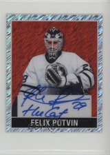 2025 Leaf Metal Legends Originals 1948 Red Shimmer 1/2 Felix Potvin Auto 11jd