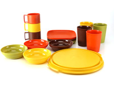 Vintage Tupperware Toys Cups Mugs Plates Bowls 15 Pieces