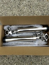 2X Stainless Steel Boat Fishing Rod Holder 360 Degree Rotation Outrigger Fishing