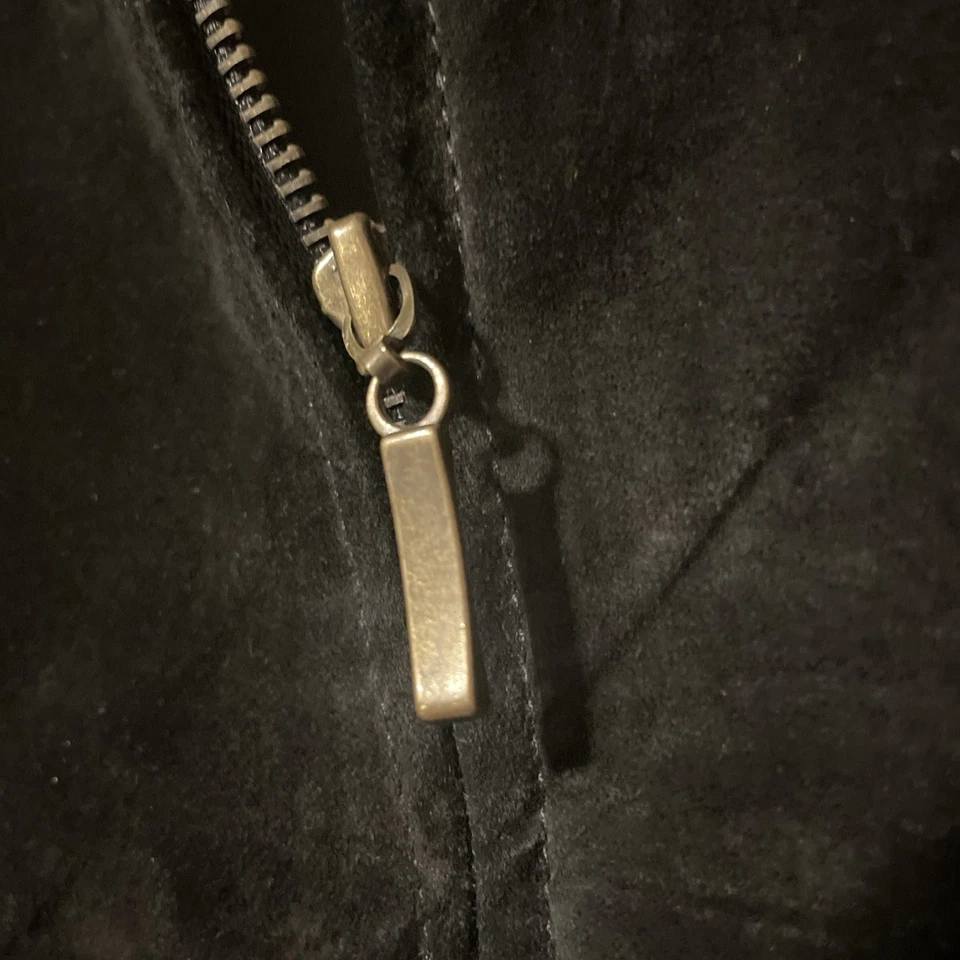 Vintage Premium Quality Savannah SuedeLeather  LinedJacket Zippered FrontPockets - Image 2 of 4