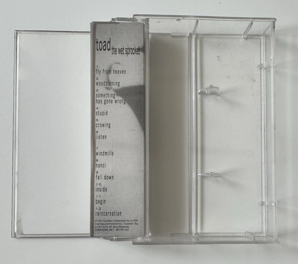 Toad The Wet Sprocket ‎Dulcinea USA 12-Track Promo Cassette ACC57744 - Image 4 of 4