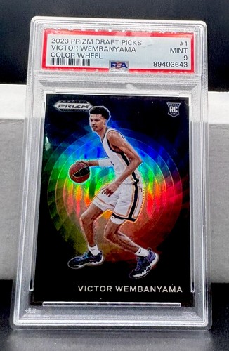 Victor Wembanyama #1 2023 Panini Prizm Draft Picks Color Wheel card