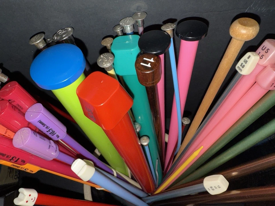 Большой вязальная игла лот 70 + предметы пары одиночные аксессуары различных размеров - Изображение 3 из 4