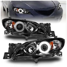 Anzo 121228 Set of 2 Headlights Driving Head lights Headlamps Sedan for 3 Pair