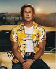 BRAD PITT signed Autogramm 20x25cm ONCE UPON A TIME IN in Person autograph ACOA