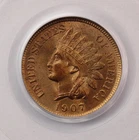 1907 Indian Cent PCGS MS64RD