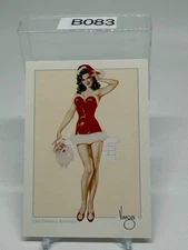 1993 Varga Calendar Dec. 1945 Prototype Card The Hearst Corporation