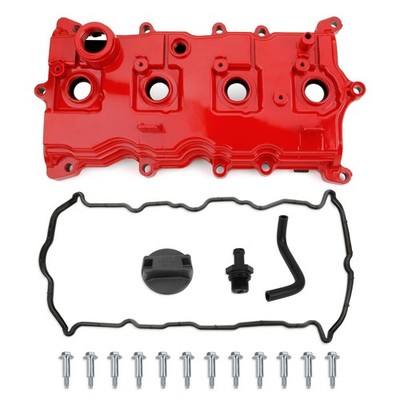 MITZONE Upgrade Aluminum Valve Cover 2007-2013 Altima Sentra Red(Aluminum) 
