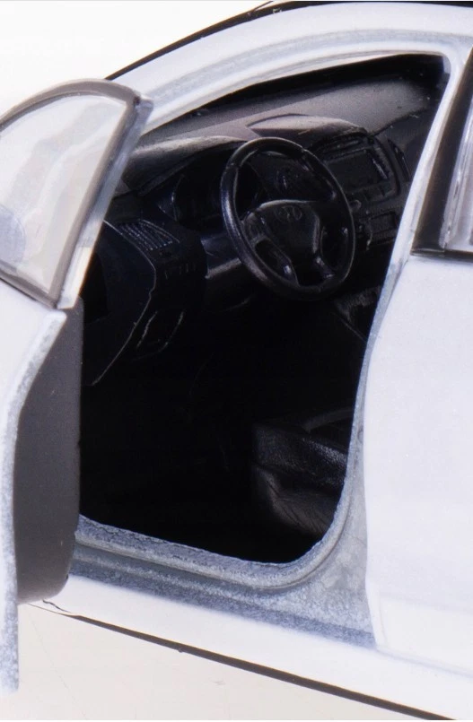 Welly Hyundai Tucson IX 35 белый жемчуг 1:34 1:39 масштаб 4,5 дюйма США ПОШЛИНЫ ОПЛАЧЕНЫ - Изображение 3 из 4