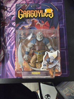 Gargoyles Hudson Sword Thrusting Body Blow Figure 1995 Kenner SEALED