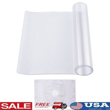 Clear PVC Table Protector Cover Waterproof Durable Desk Mat Furniture Protection