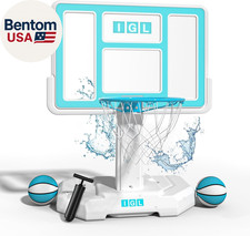 Pool Basketball Hoop Outdoor, Outdoor Poolside Basketball Hoop, Base & Stand Dou