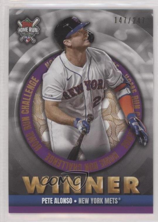 2022 Topps Home Run Challenge Winners August 147/247 Pete Alonso #HRCW-10 07m7