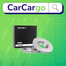 Front Brake Discs x2 FOR Seat Cordoba 1.9 TDI 2002-2009 Vented 255.7mm