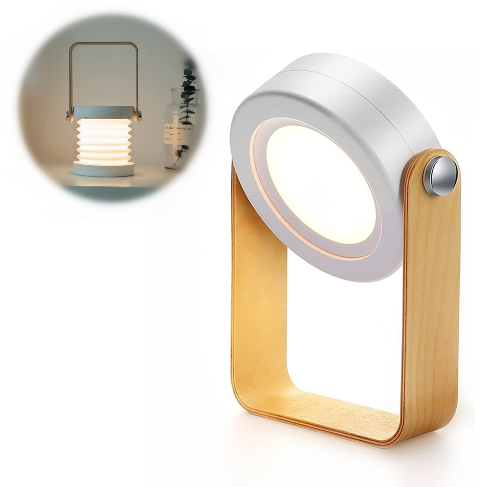 Lampe de Lecture LED Portable pour Table de Chevet et Soirées Camping Chic